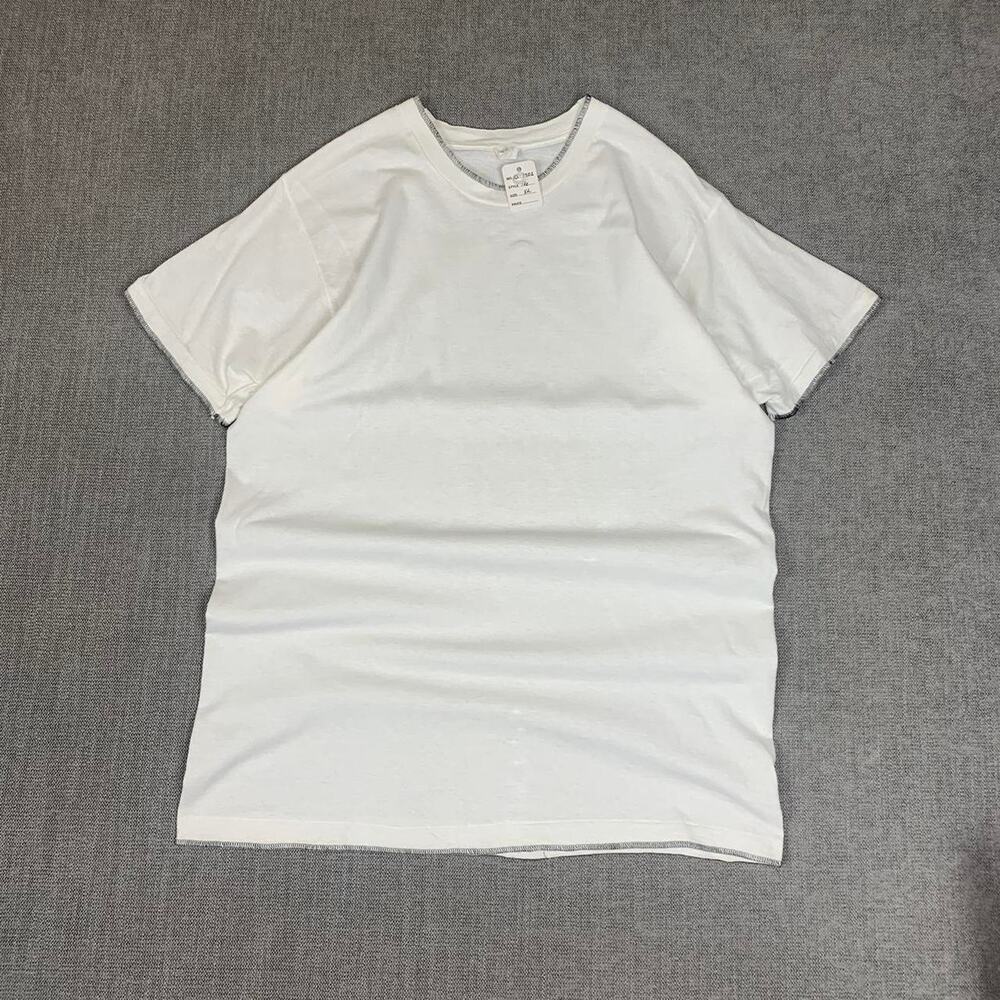 Vintage Fruit of the Loom white blank t-shirt